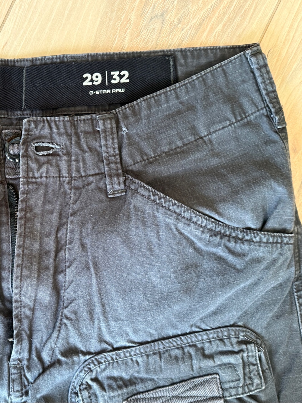 G-Star Black Cargo Pants with Utility Pockets - Picture 2 of 3